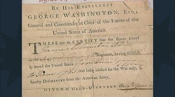 S12 Ep19: Appraisal: Revolutionary War Discharge Signed by W