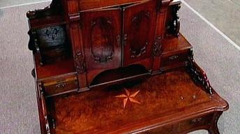 S16 Ep24: Appraisal: Adolph Kempen Walnut Desk, ca. 1870
