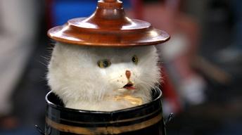 Appraisal: Ives Clockwork "Kitten in a Can," ca. 1885 image