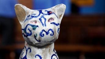 S16 Ep19: Appraisal: Walter Anderson Pottery Cat, ca. 1945