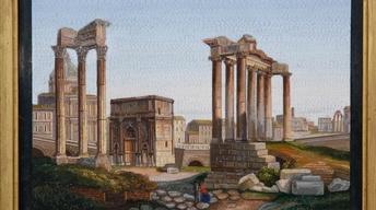 Appraisal: Italian Micromosaic Picture, ca. 1865 image