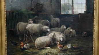 S12 Ep11: Appraisal: Cornelis van Leemputten Oil Painting, c