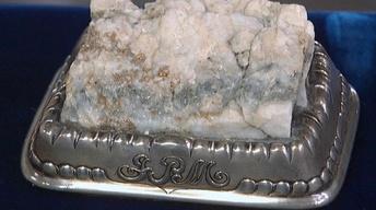 Appraisal: Tiffany Silver & Gold Quartz Paperweight image
