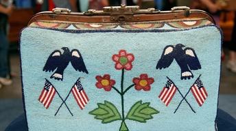 Appraisal: Claymore Beaded Bag, ca. 1895 image