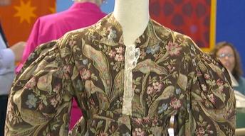 Appraisal: Early 19th C. Dress with Colonial Fabric image