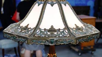 Appraisal: Early 20th C. Bradley & Hubbard Lamp image