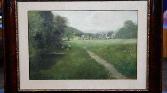 S13 Ep1: Appraisal: 1906 William Keith Oil Painting