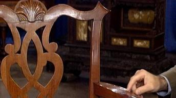 Appraisal: 18th C. Chippendale Armchair image