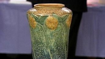 Appraisal: Roseville Sunflower Vase, ca. 1925 image