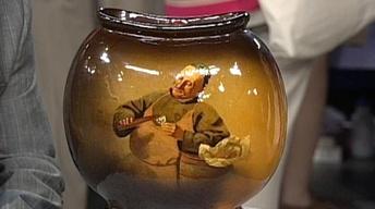 Appraisal: Owens Pottery Portrait Vase image