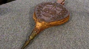 Appraisal: McIntire Carved Bellows, ca. 1815 image