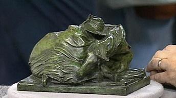 Appraisal: Solon Borglum "Blizzard" Bronze, ca. 1900 image