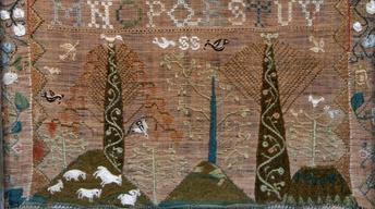 S16 Ep12: Appraisal: 1787 Debbe Poor Sampler, Andover, Mass