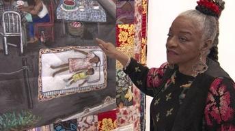 Faith Ringgold on creating Tar Beach story quilt image