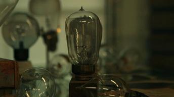 The invention of the light bulb