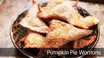 Pumpkin Pie Wontons image