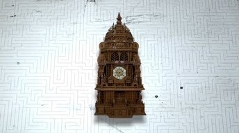 Fretwork Clock image