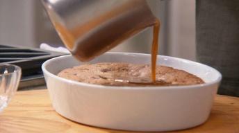 Poke Holes in Pudding Cake to Absorb More Toffee Sauce