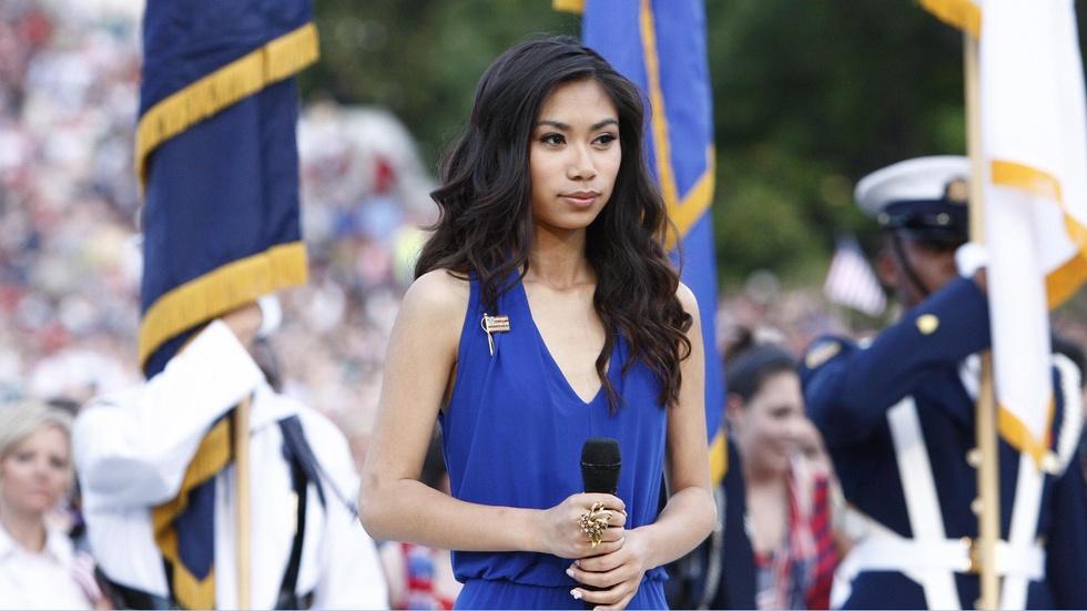 S2012: Jessica Sanchez Sings the National Anthem image