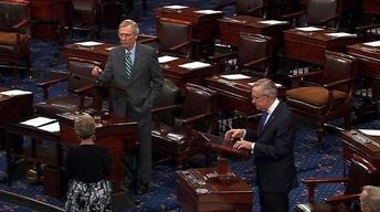 Sens. Reid, McConnell both 'optimistic' on shutdown deal image