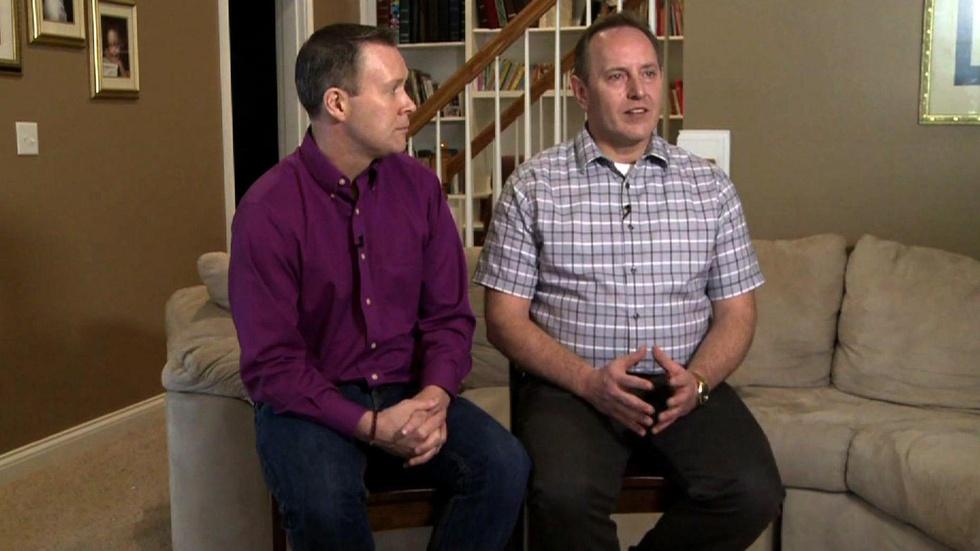 Two families, opposite views of the gay marriage legal fight image