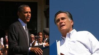 Romney Cuts into Obama's Lead, Both Vie for Swing States