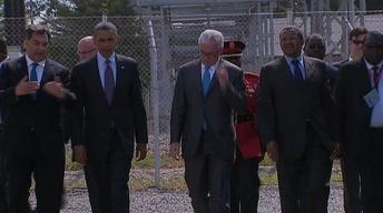 Obama Concludes Africa Trip With Tribute to al-Qaida Victims image