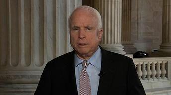 McCain: Call for Action, Pause Hurts Obama's Case on Syria image