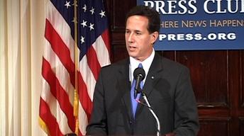 Rick Santorum: America Is a "Moral Enterprise" image