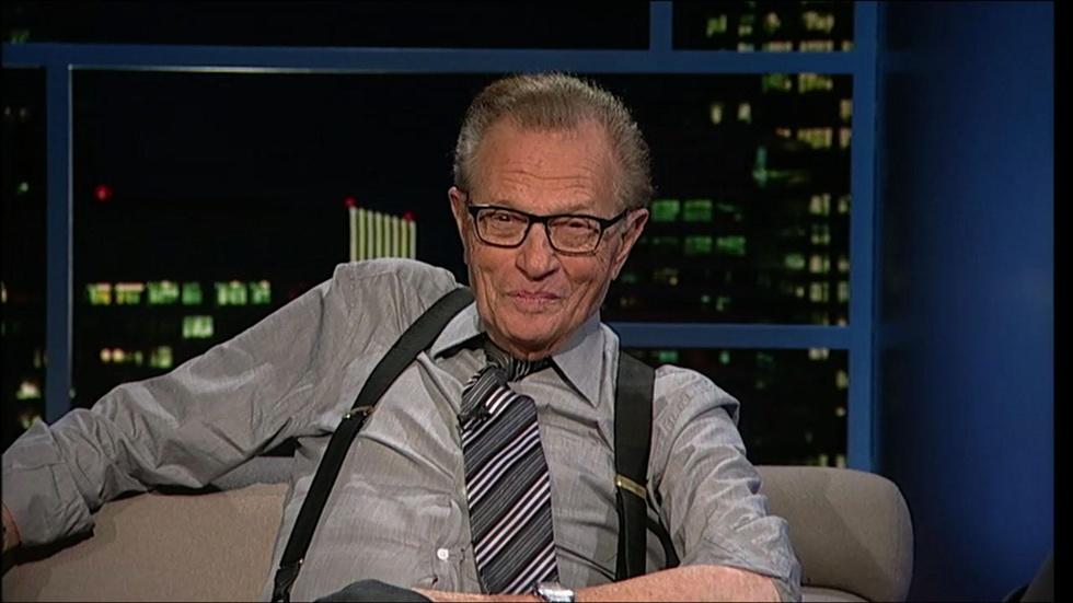 Talk show host Larry King image