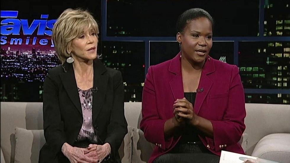 Writer Mary Williams & Actress Jane Fonda image