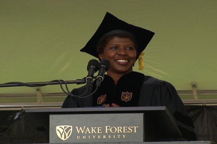 Video: Gwen Ifill gives Wake Forest University Commencement Address Video: Gwen Ifill gives Wake Forest University Commencement Address