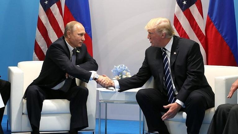 Trump and Putin have first face-to-face meeting
