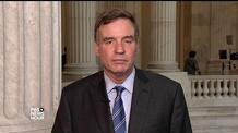 Video thumbnail: PBS NewsHour Warner: I don’t accept Trump Jr. ‘rookie mistake’ defense