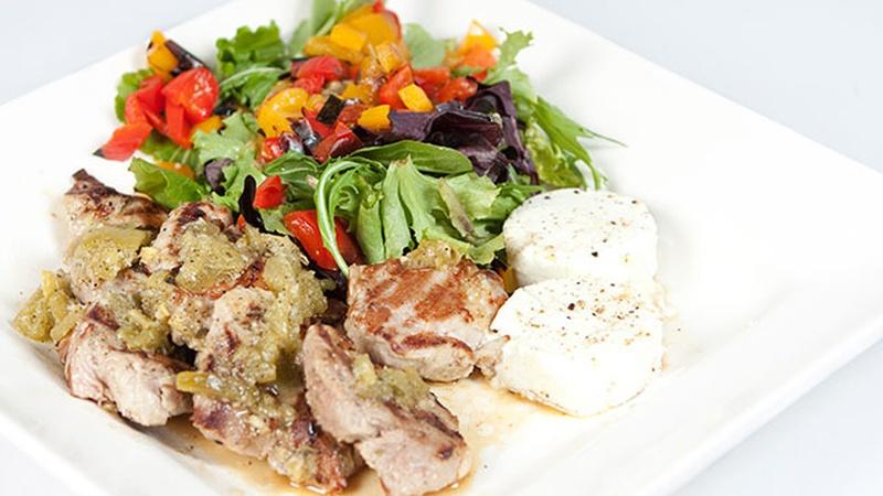 Grilled Pork Tenderloin with Green Chile & Citrus Marinade