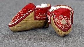 Image of Mohawk child's moccasins, ca. 1860