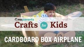 Image of Cardboard Box Airplane