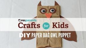 Image of Paper Bag Puppet: Owl