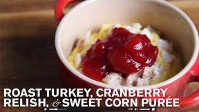Image of Baby Thanksgiving: Corn Purée, Cranberry & Turkey