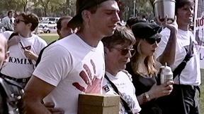Image of AIDS Activists “Bring the Dead” to the White House