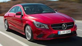 Image of 2014 Mercedes-Benz CLA250 & 2013 Toyota Tacoma