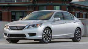Image of 2014 Honda Accord Hybrid & 2014 Mercedes-Benz E250 BlueTEC