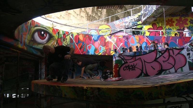 Graffiti art gives Miami stadium a second life