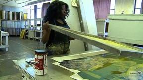 Image of Collaging painful memories from a childhood in foster care