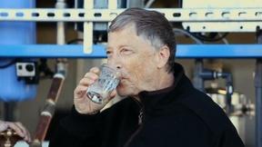 Image of NewsHour Shares: Bill Gates drinks water purified from waste