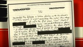 Image of Detainee’s diary describes what it’s like to be interrogated