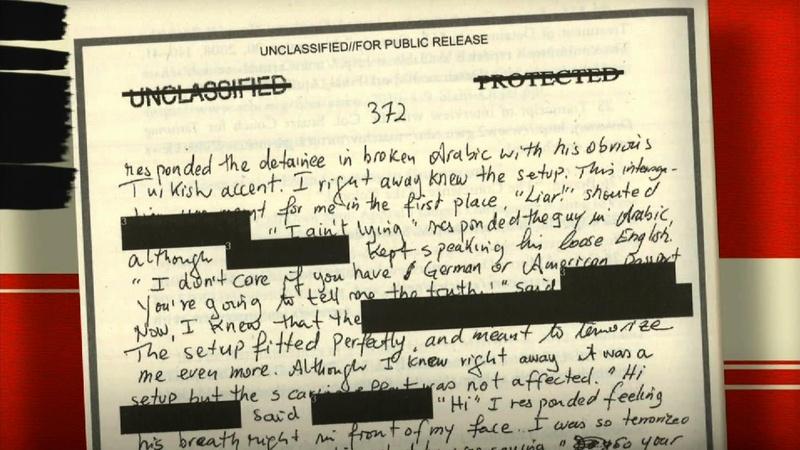 Detainee’s diary describes what it’s like to be interrogated