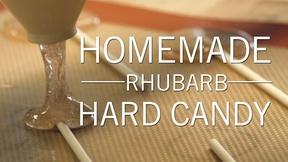 Image of Homemade Rhubarb Hard Candy