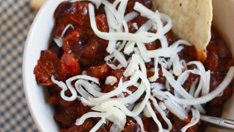Stay Warm with Black Bean Chili