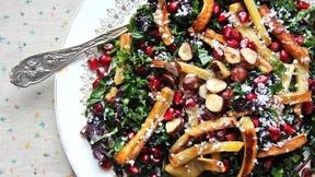 Image of Make Kale, Pomegranate, and Parsnip Salad